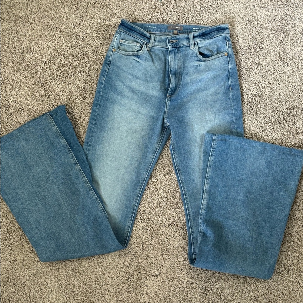 DL1961 Rachel Flare ultra high rise instasculpt jeans